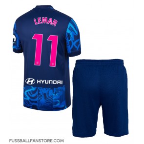 Atletico Madrid Thomas Lemar #11 Replik 3rd trikot Kinder 2024-25 Kurzarm (+ Kurze Hosen)